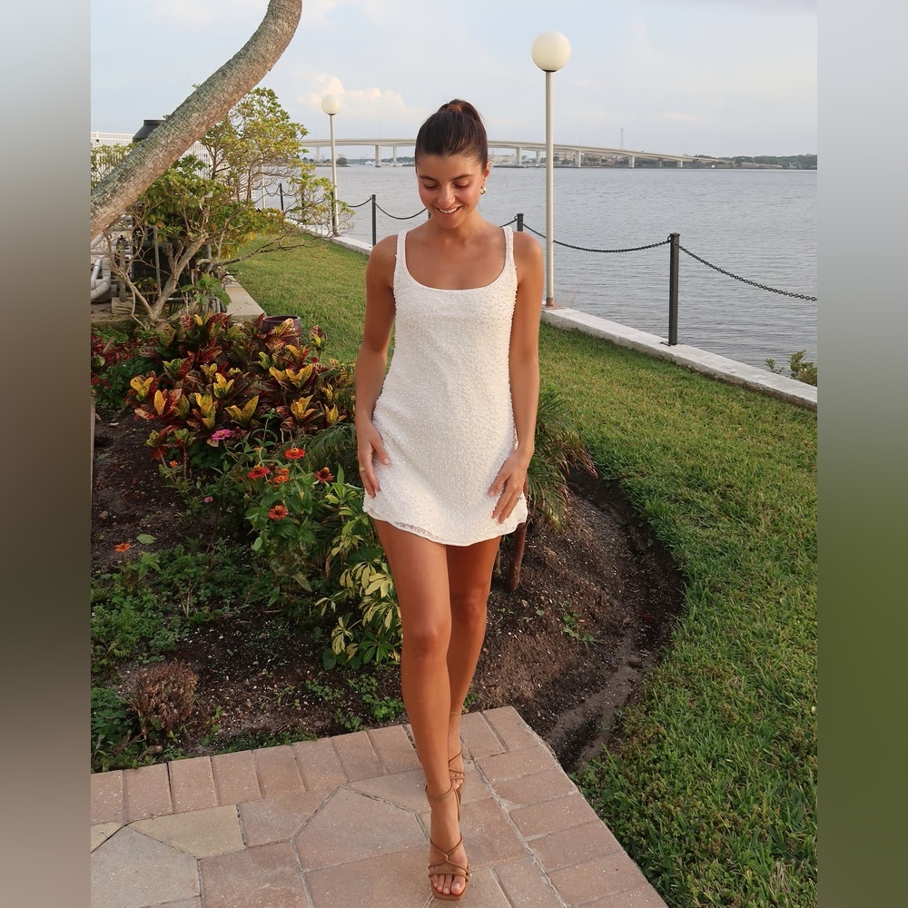 Abercrombie Embellished Scoopneck Mini Dress